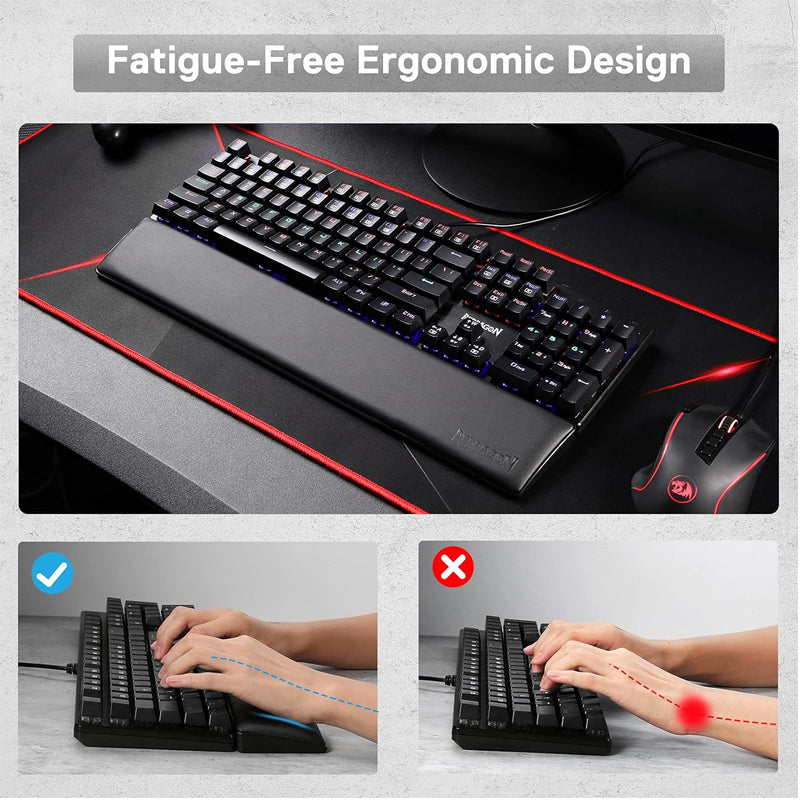 Redragon P037 Meteor L Computer Keyboard Wrist Rest Pad